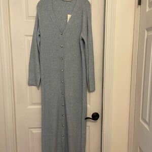 Abercrombie & Fitch Kathleen Post Duster Sweater Dress